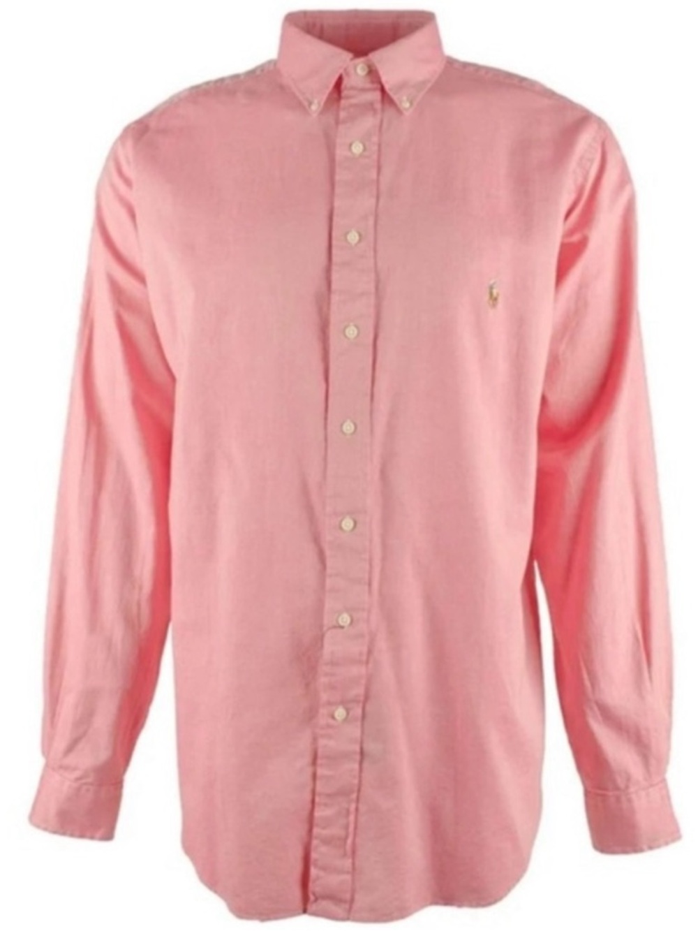 Ralph Lauren Men's Pink Classic Fit Button Down Long Sleeve M Shirt 100% Cotton